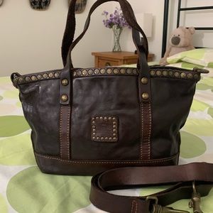 Rare ITALY  CAMPOMAGGI Leather Bag